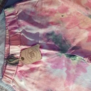 True Craft Pink Tie Dye Joggers size small juniors